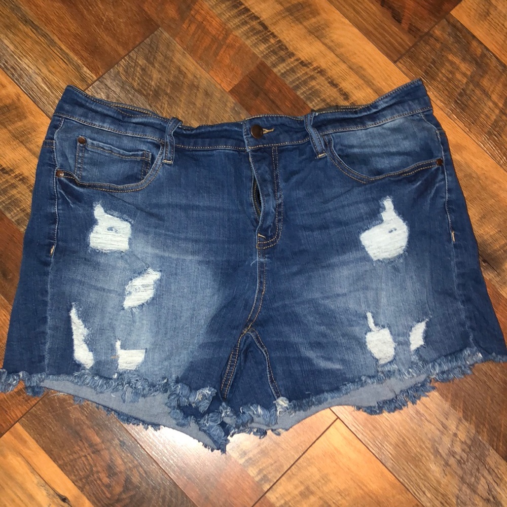 Womens jean shorts size 16